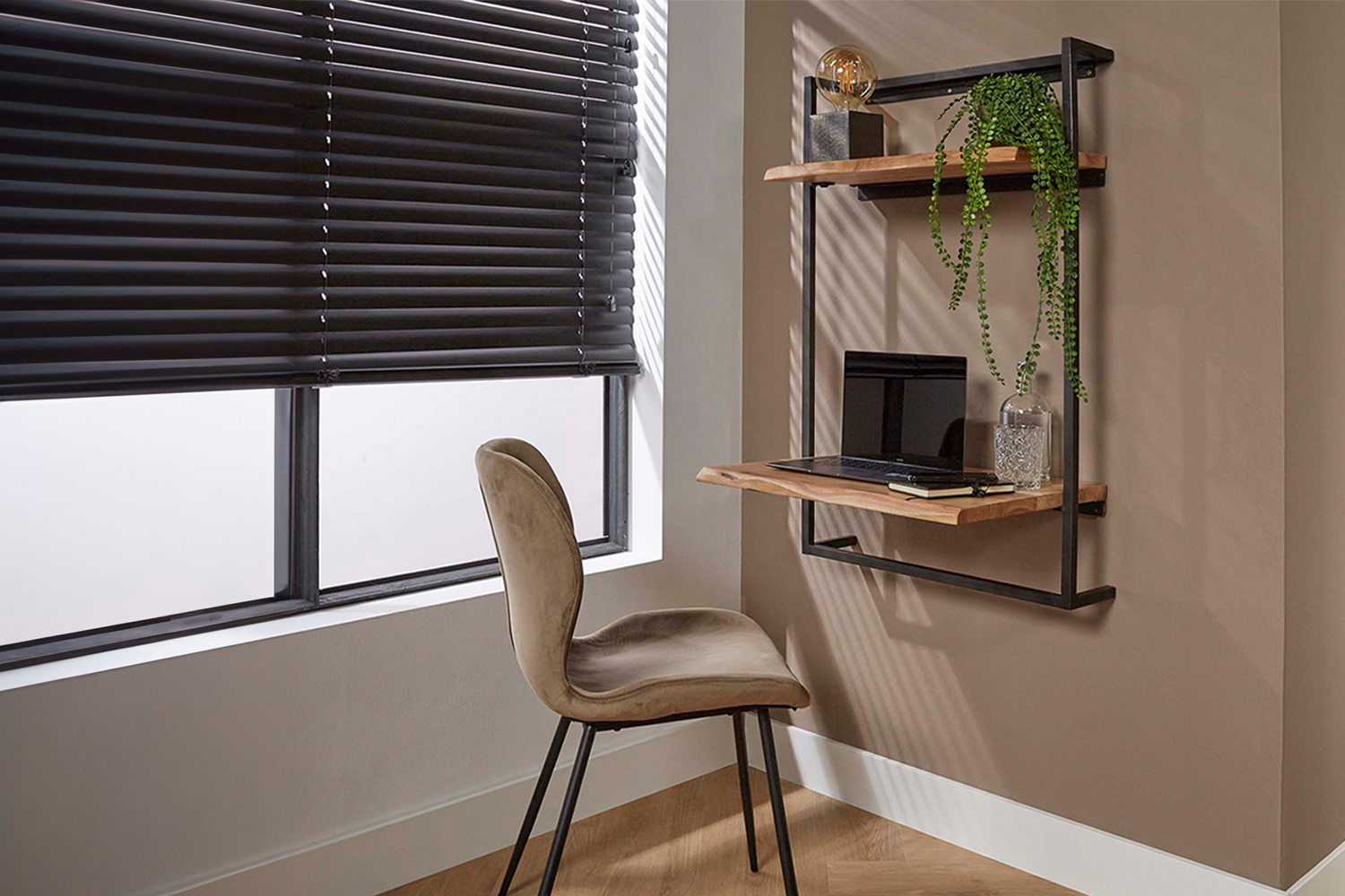 KAWOLA Schreibtisch AIDY Bürotisch Akazie massiv natur