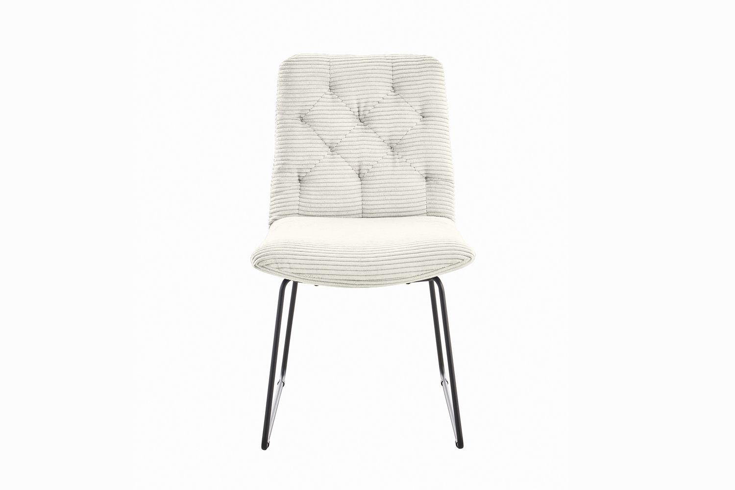 KAWOLA Stuhl NEW CHARME Esszimmerstuhl Cord weiß