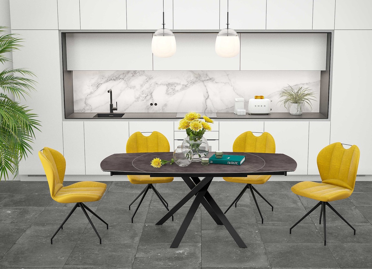 New York Drehstuhl Esszimmer 2er Set