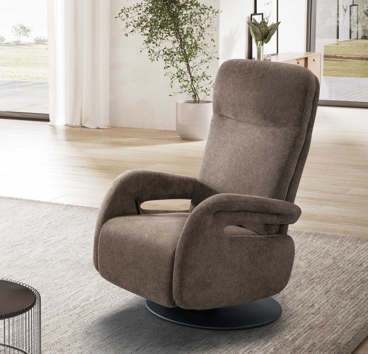 Relaxsessel grau modern