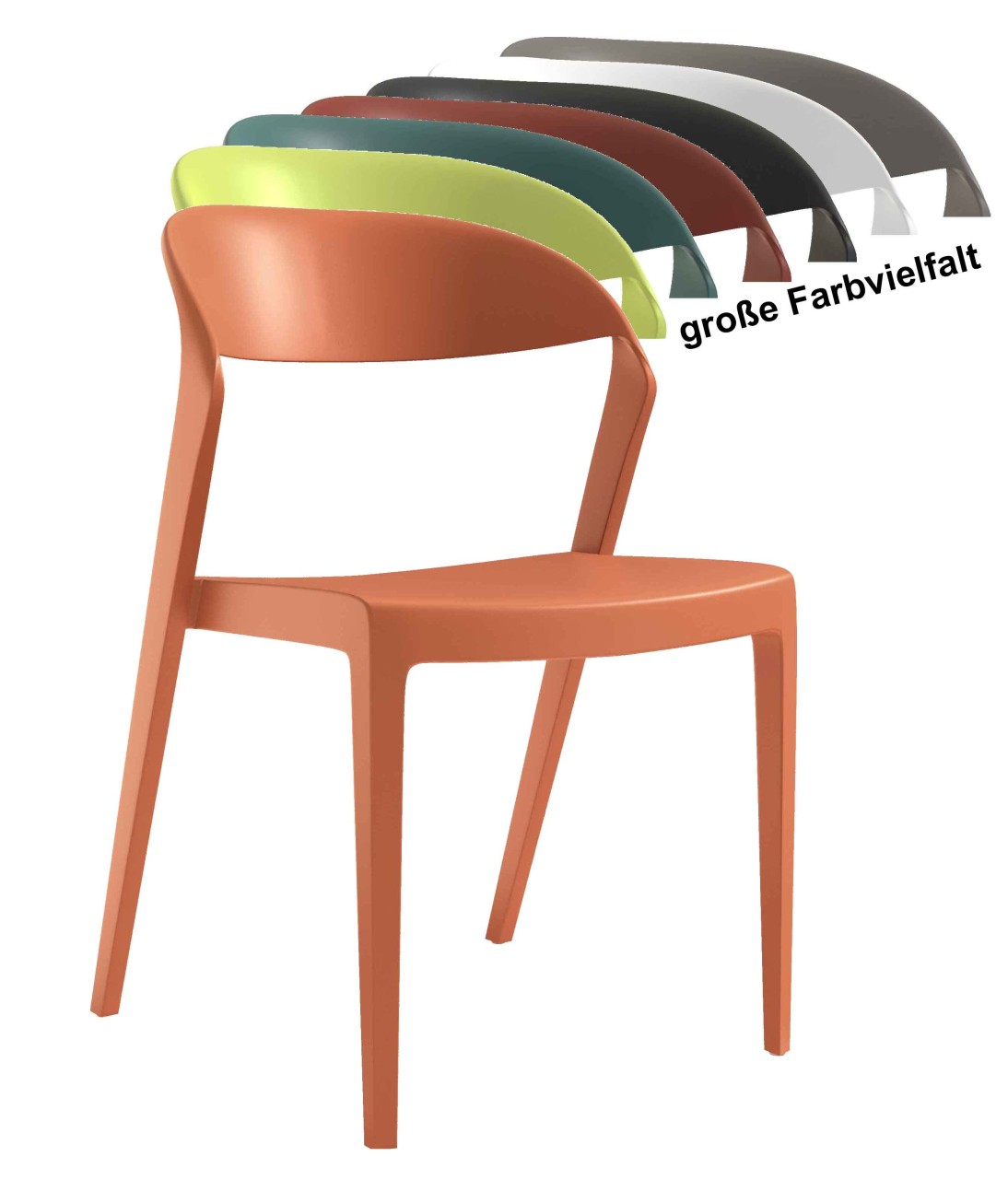 Marceau Kunststoffstühle 2er Set