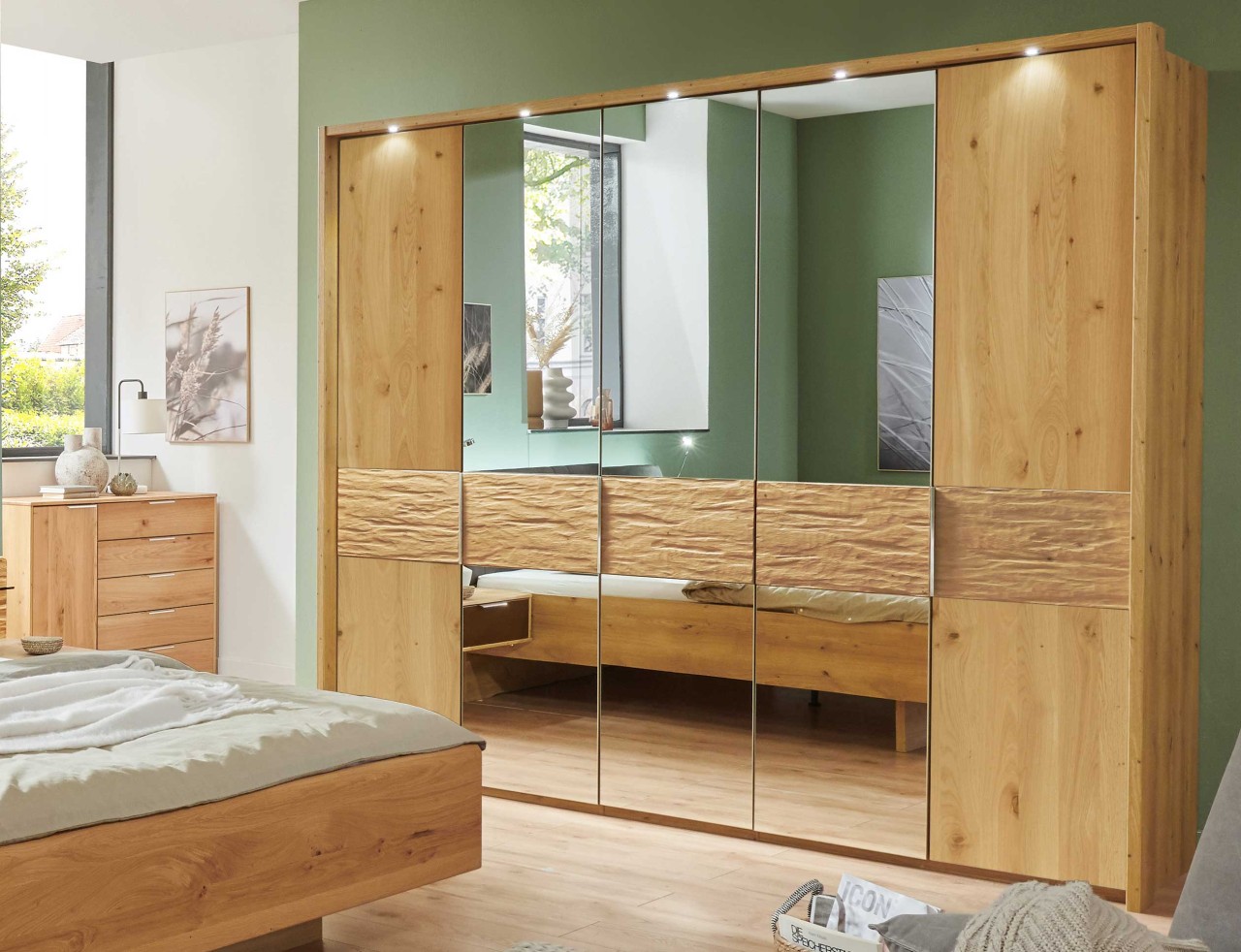 Cordoba Kleiderschrank mit Spiegeltüren