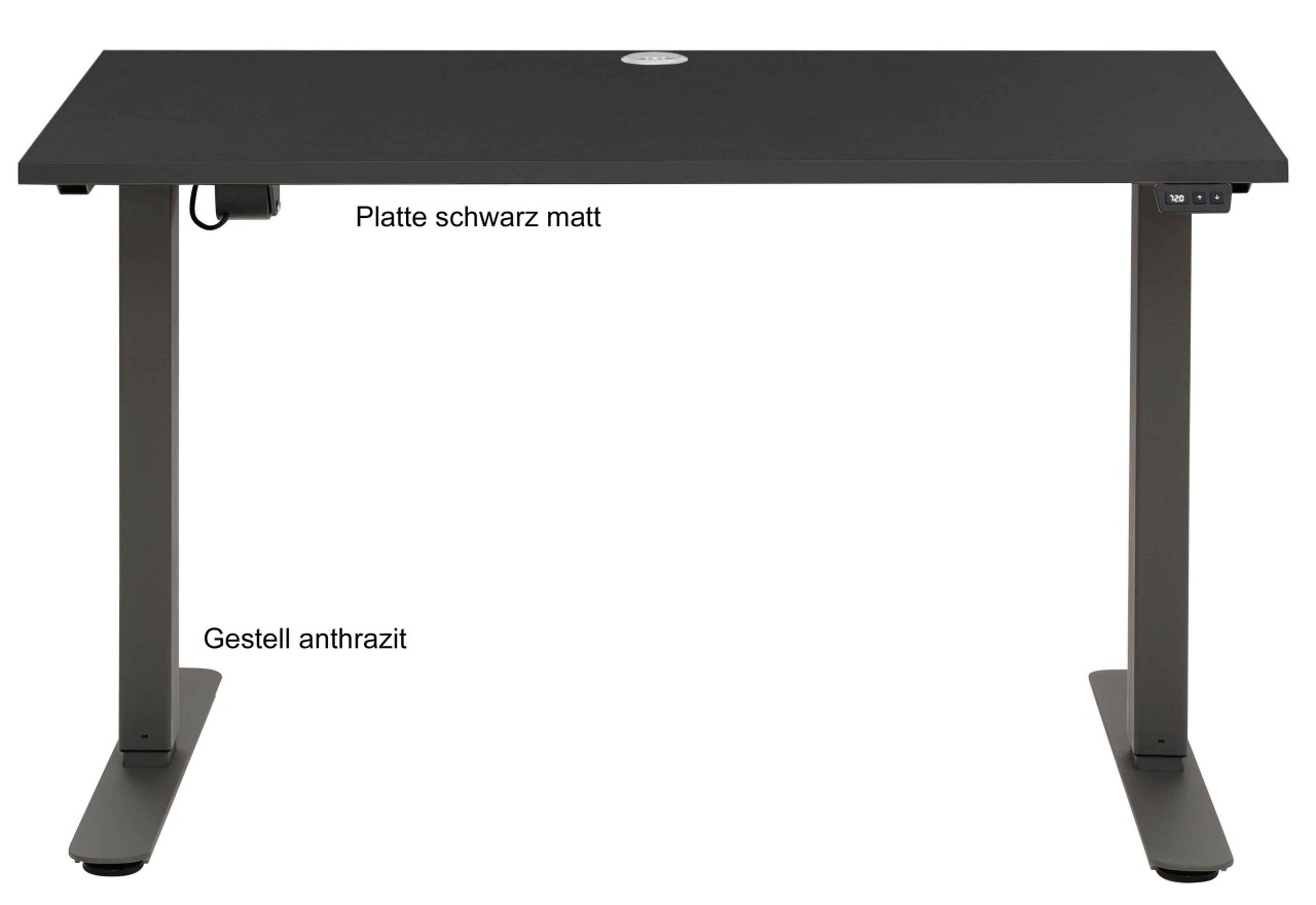 Höhenverstellbarer Schreibtisch elektrisch 160x80