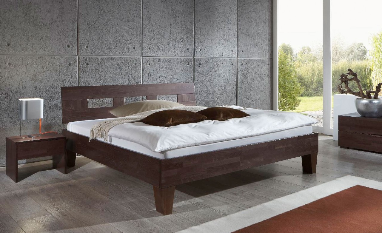 Classic 370 buche Massivholzbett