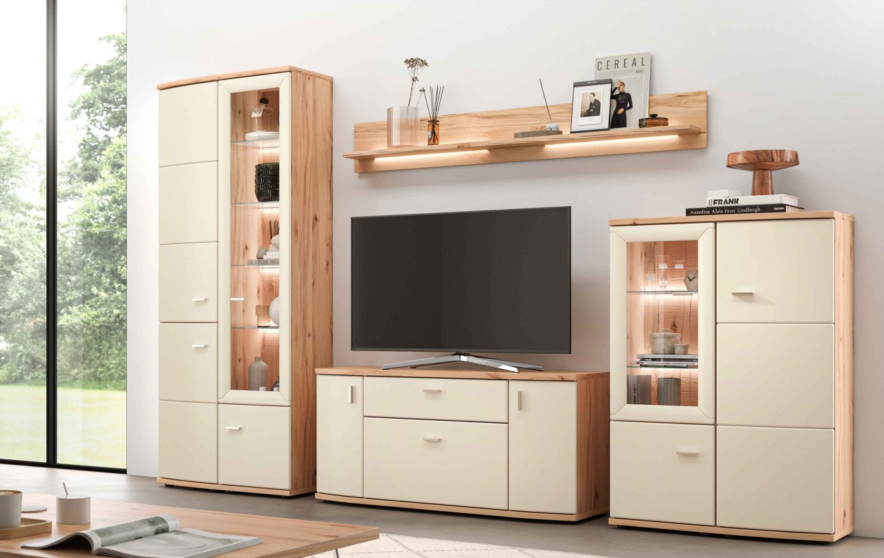 Vilm Wohnzimmer Schrankwand