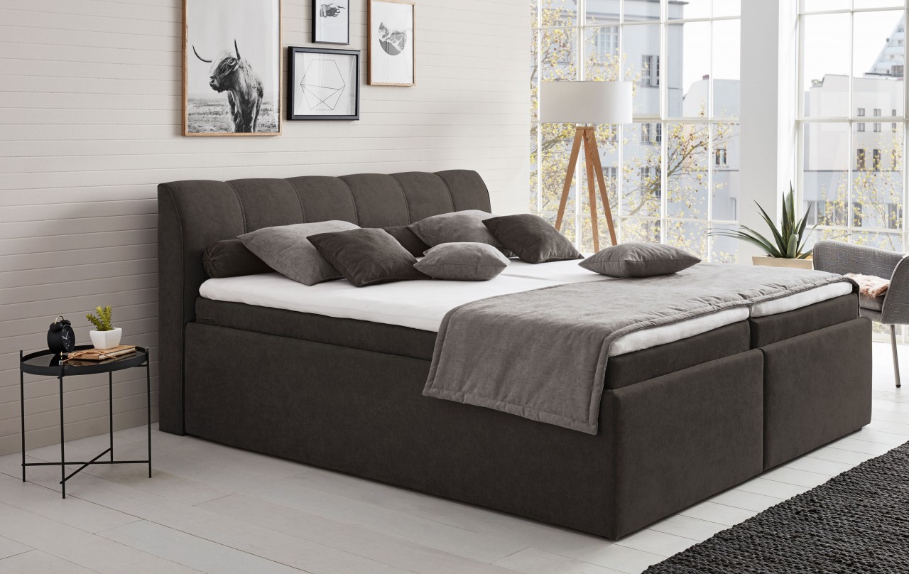Leona Polsterbett Bettkasten 140x200