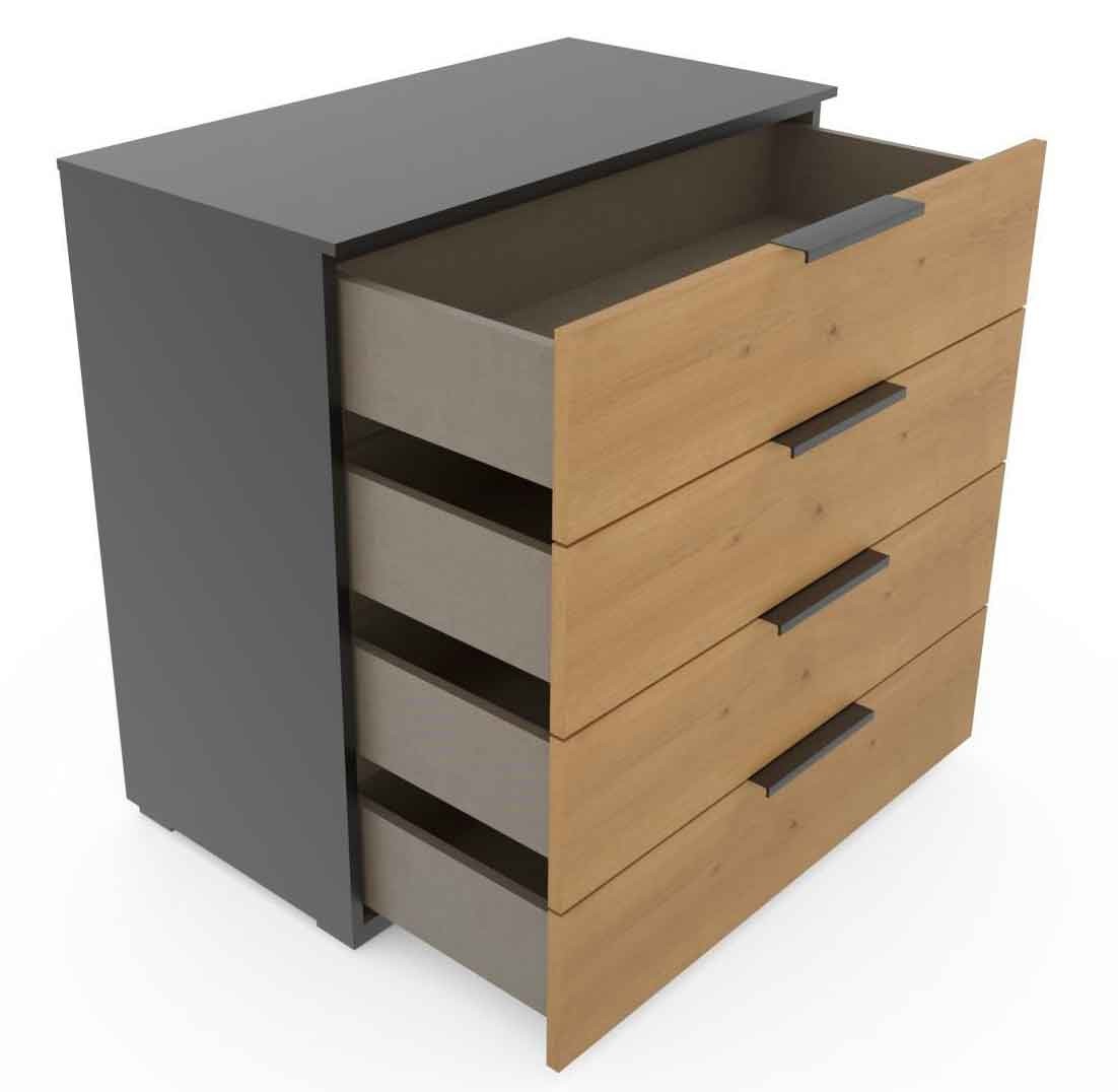 Ventura Kommode eiche schwarz