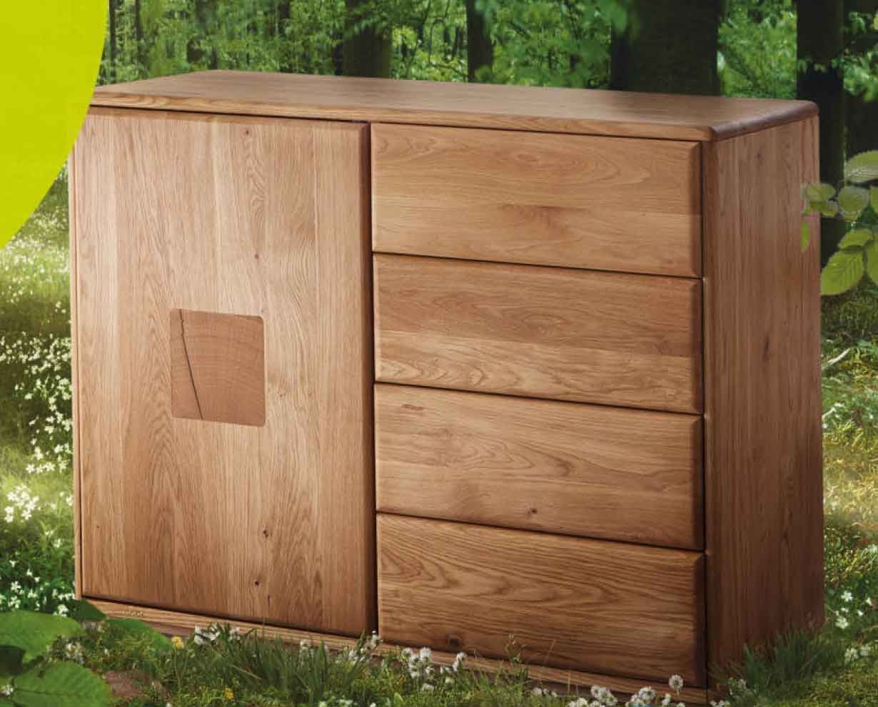 Echtholz Kommode eiche