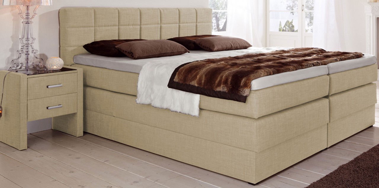 Oregon Boxspringbett 140x200 mit Bettkasten