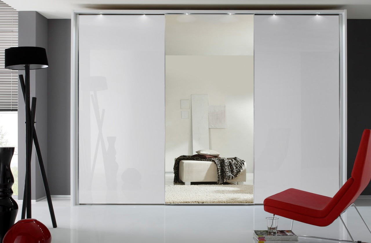 Sonate Rom Kleiderschrank 250 cm mit Spiegel