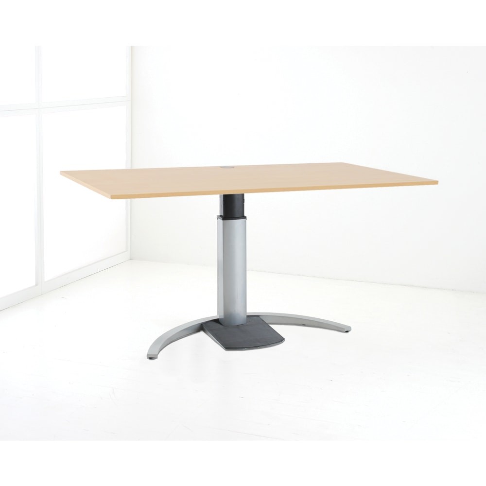 ConSet Schreibtisch 120x80 cm Säule höhenverstellbar