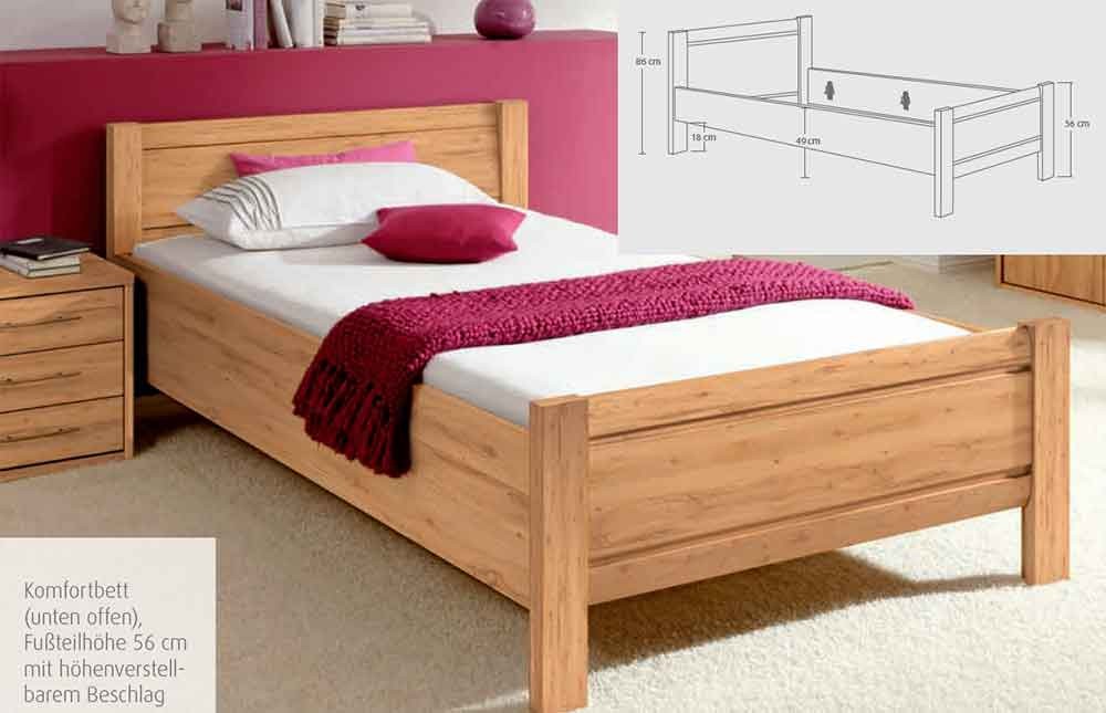 Albergo Bett Komforthöhe