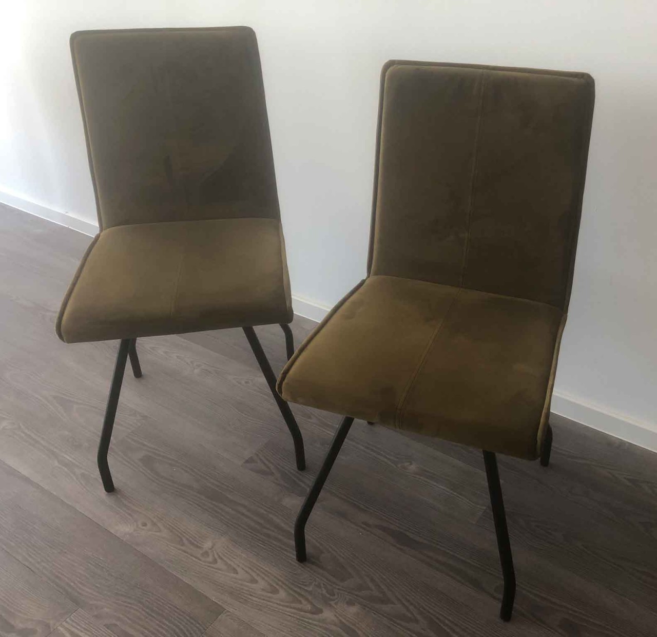 2er Set Esszimmerstuhl grün