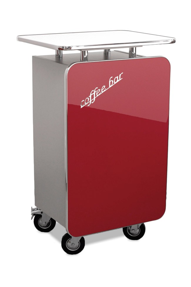 Mini-Theke Coffee Bar mit Rollen