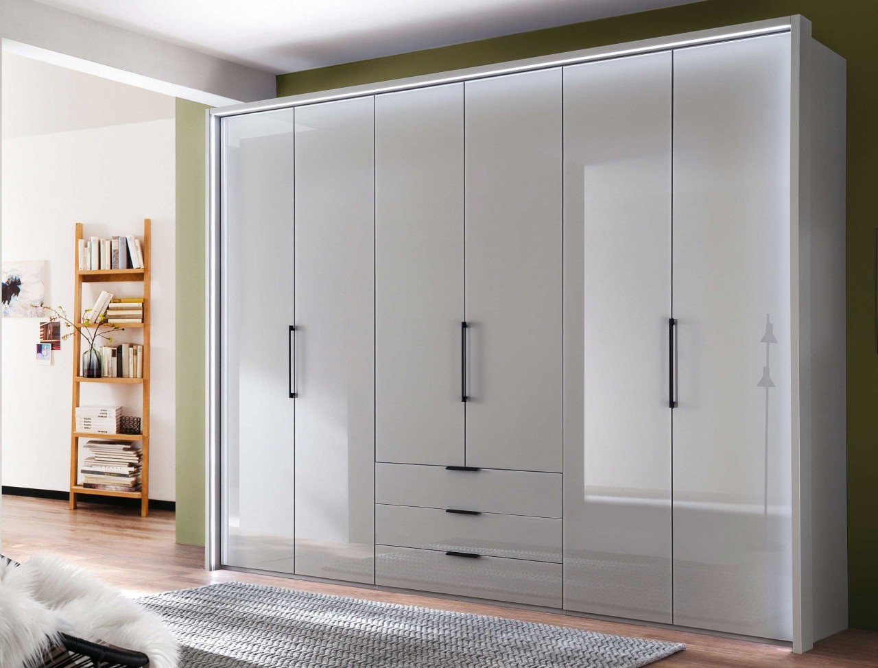 Monaco Kleiderschrank mit Falttüren