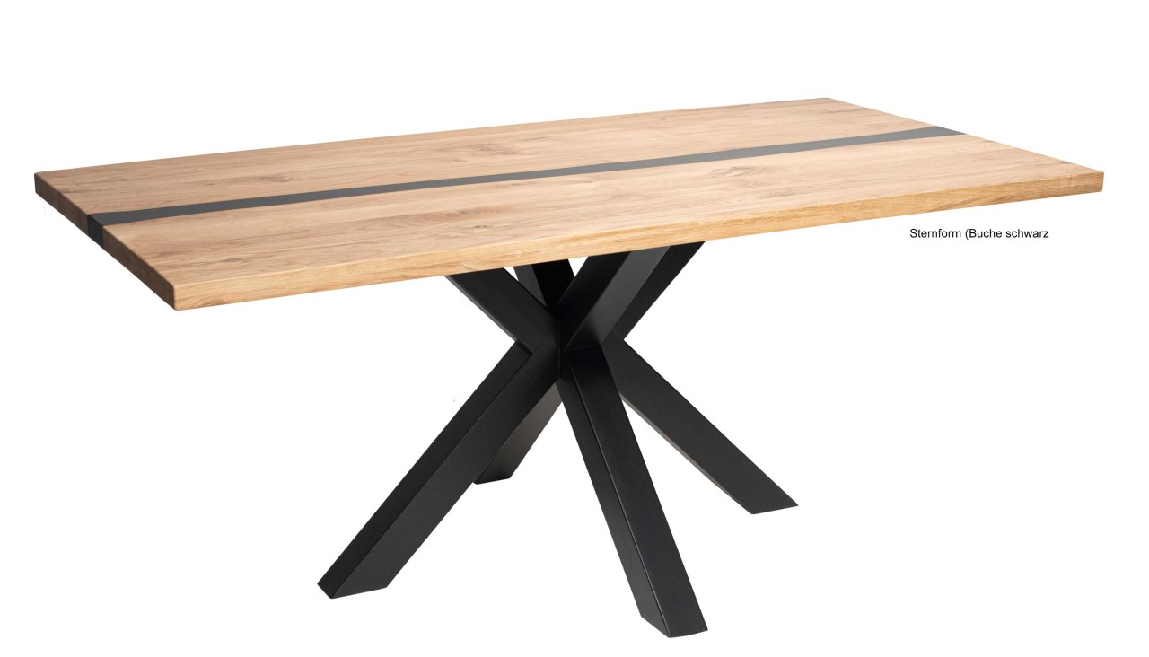 Devon Holztisch mit Epoxidharz