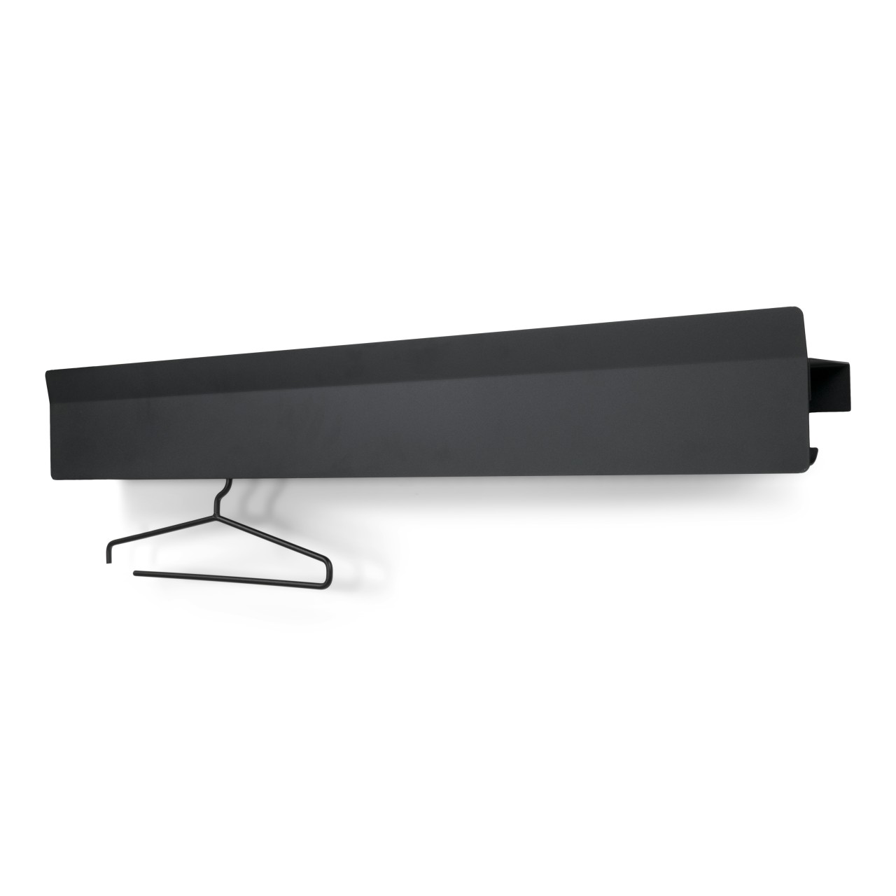 Garderobe schwarz Metall