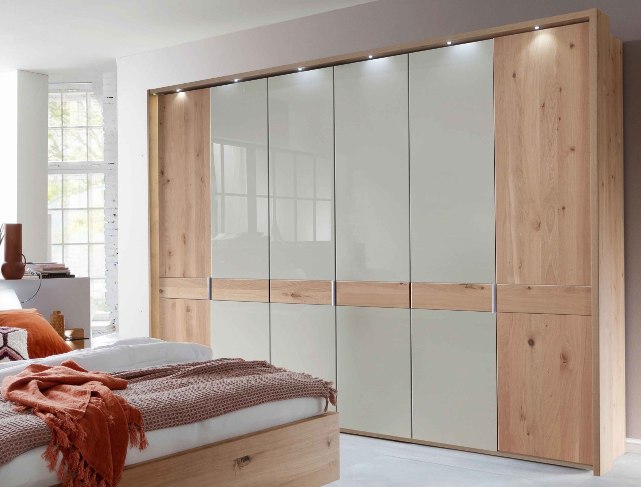 Cardiff eiche Kleiderschrank