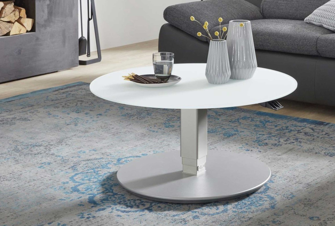 1866 Couchtisch rund höhenverstellbar