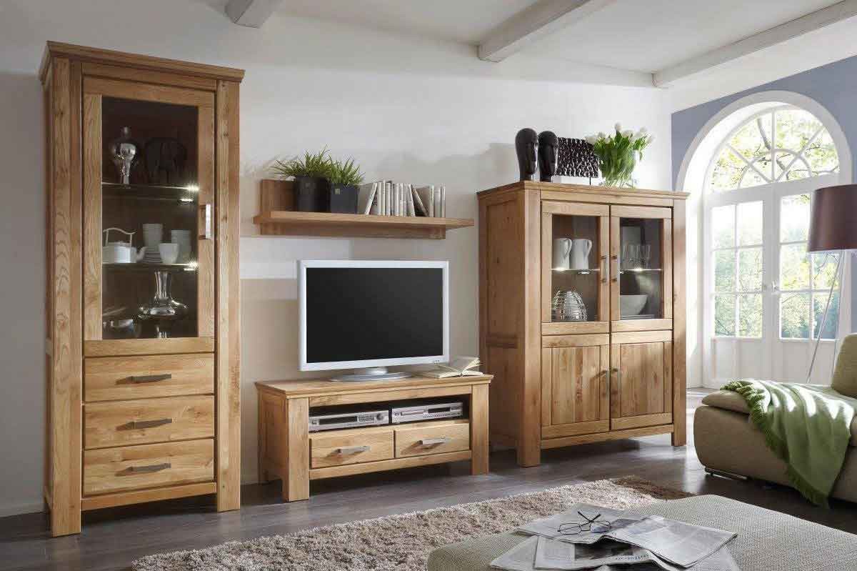 Siena wildeiche Wohnwand