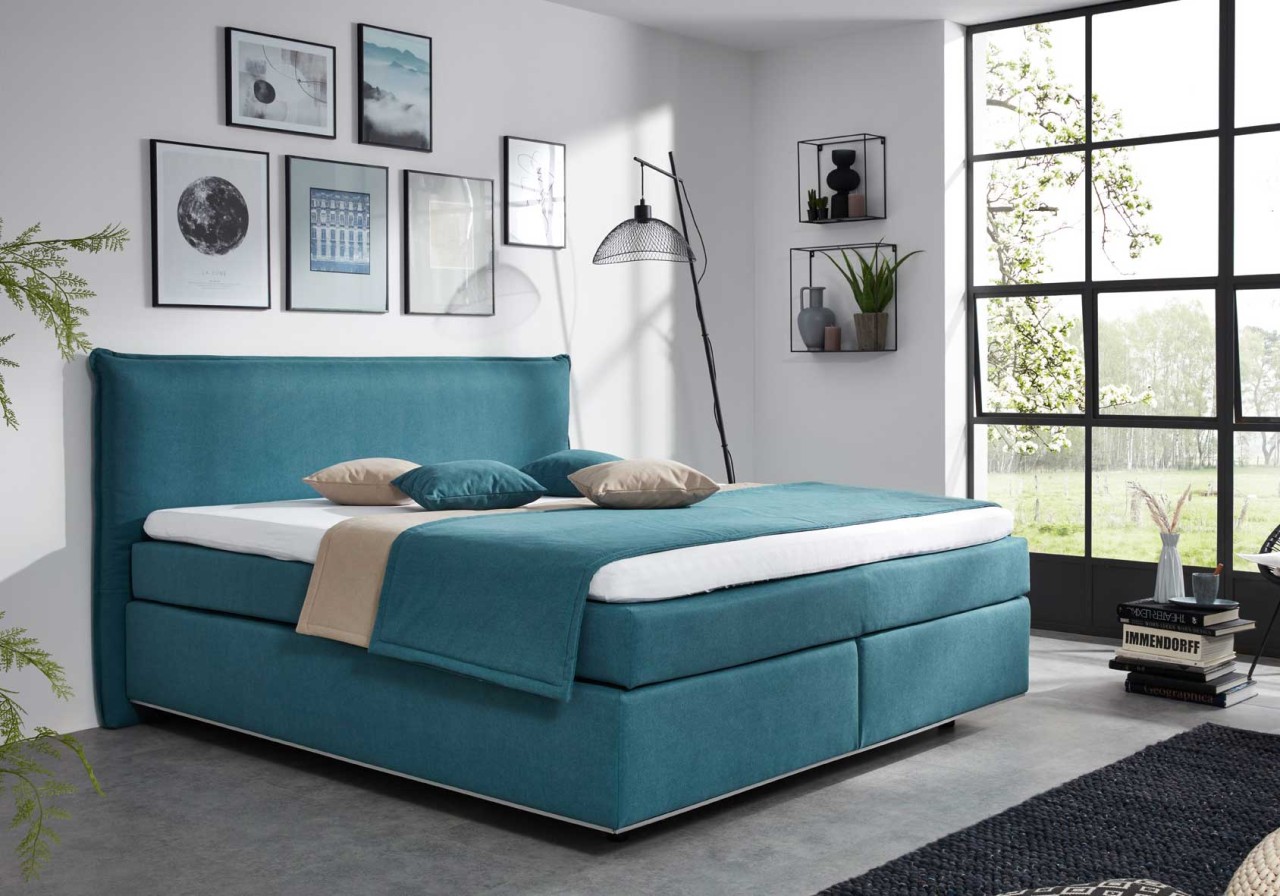 Hover Boxspringbett 140x200 mit LED