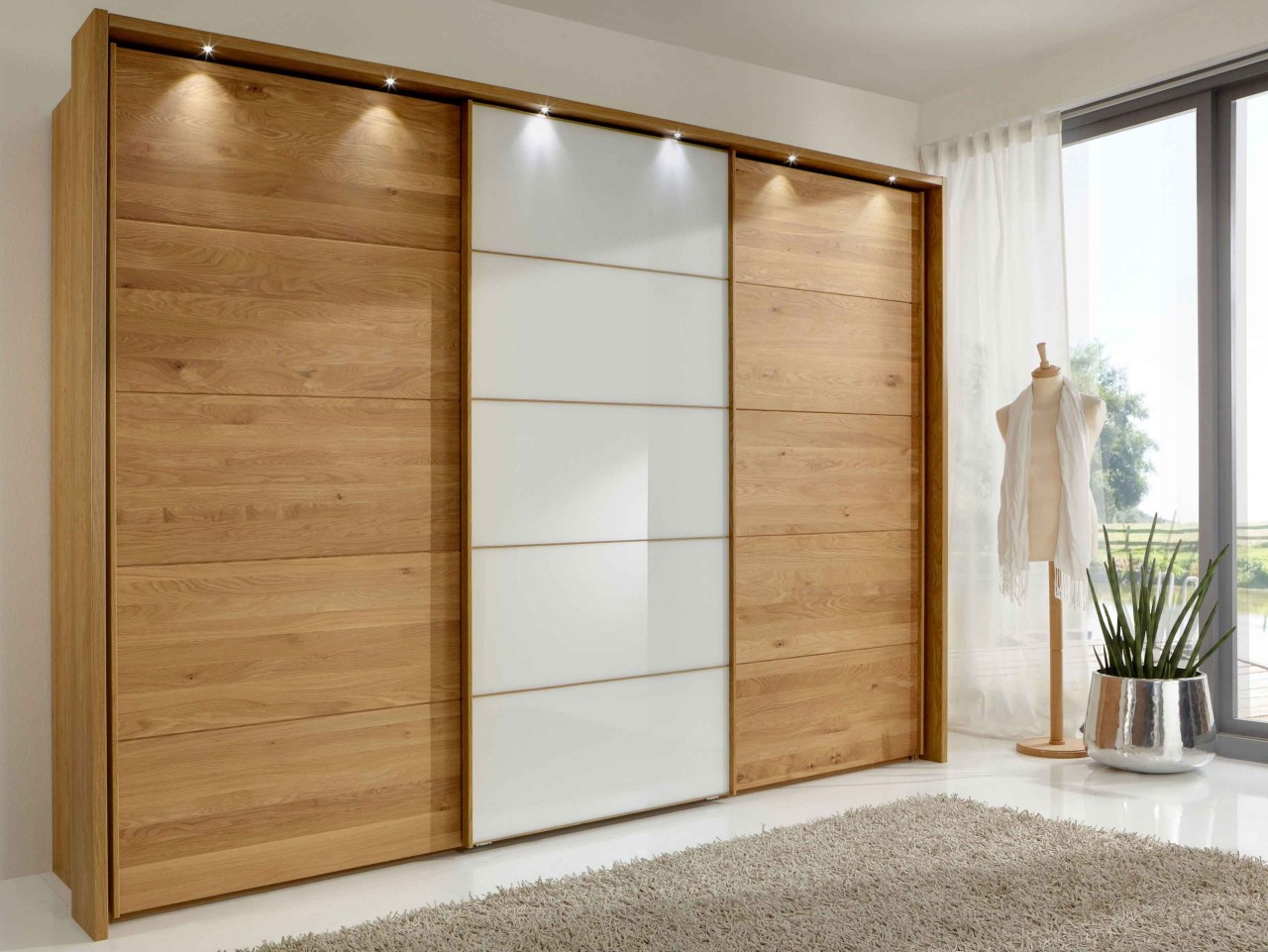 Cardiff Kleiderschrank eiche