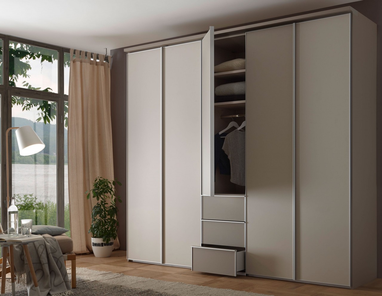 Sinfonie Plus Kleiderschrank mit Schubladen