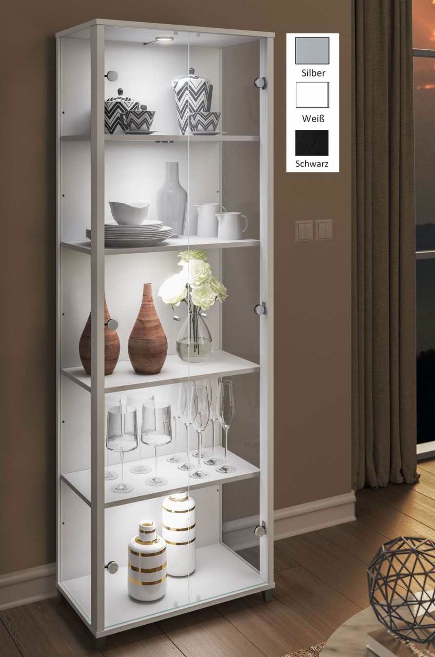 Vitrinenschrank mit Beleuchtung