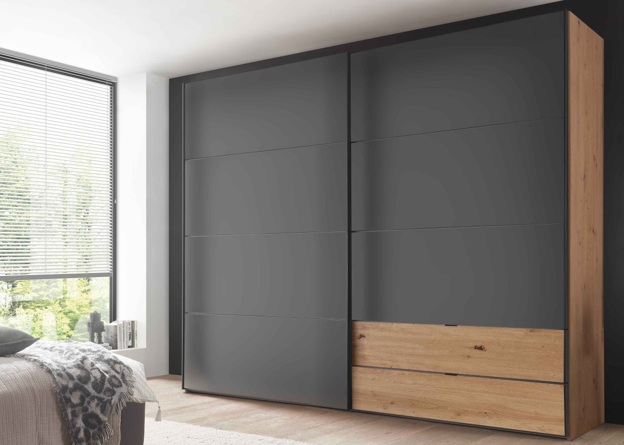 Paros Kleiderschrank mit Schubladen