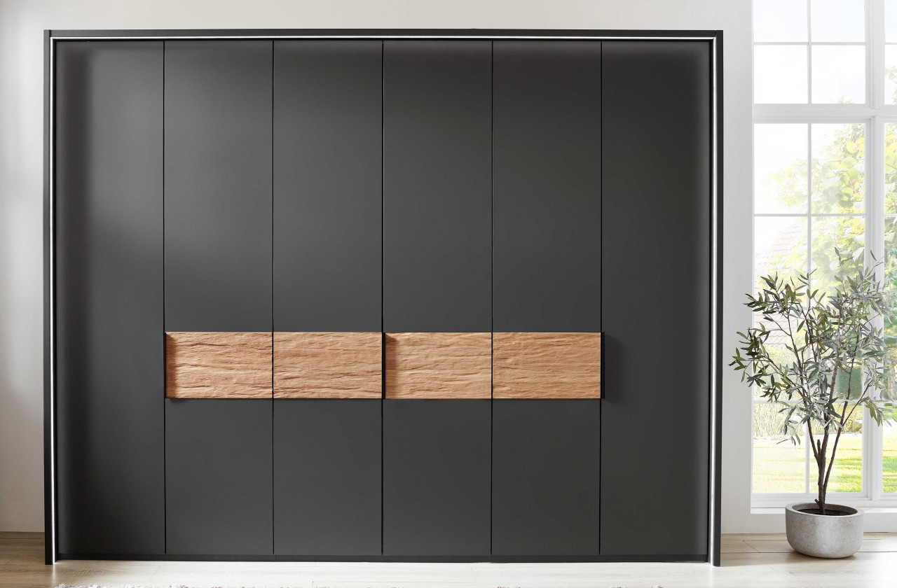 Acapulco Kleiderschrank grau modern