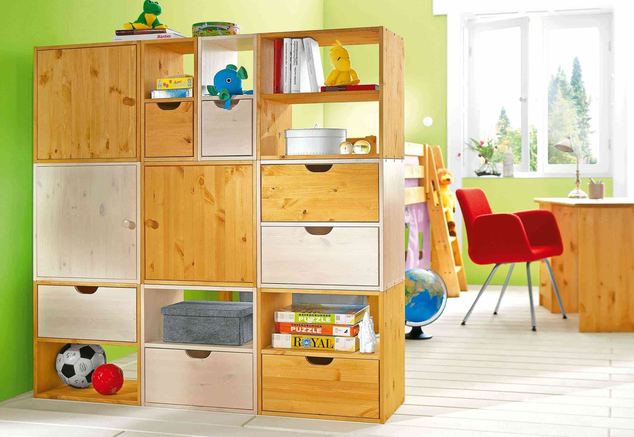 Infanskids Raumteiler Regal freistehend