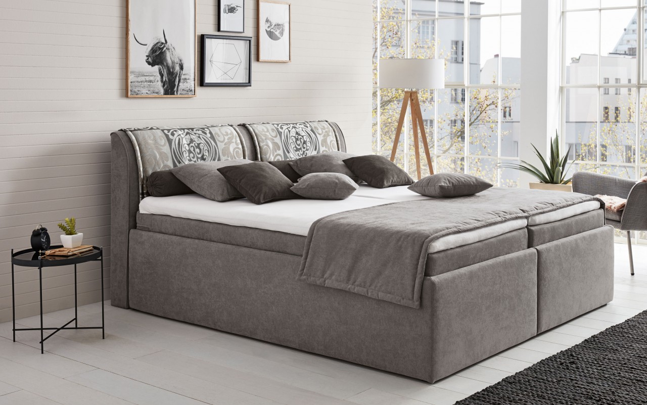 Leona Polsterbett 160x200 mit Bettkasten