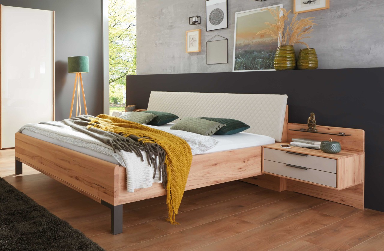 Livorno Bett kernbuche