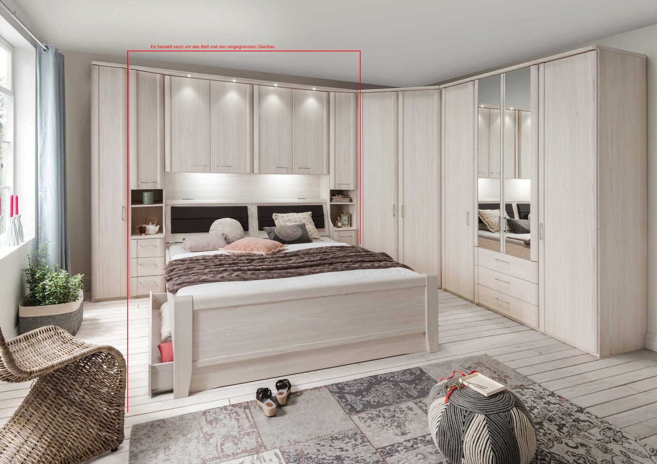 Luxor Bett mit Überbau