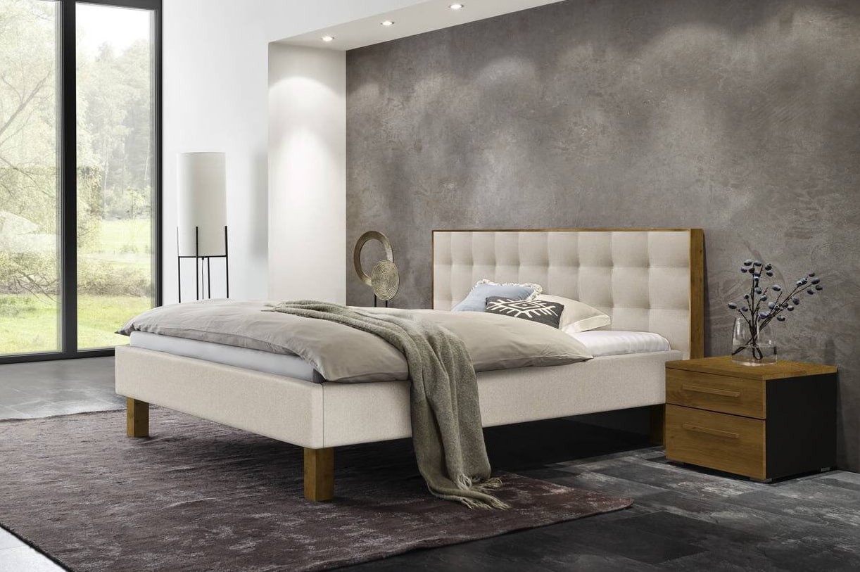 Noah Polsterbett mit Holz