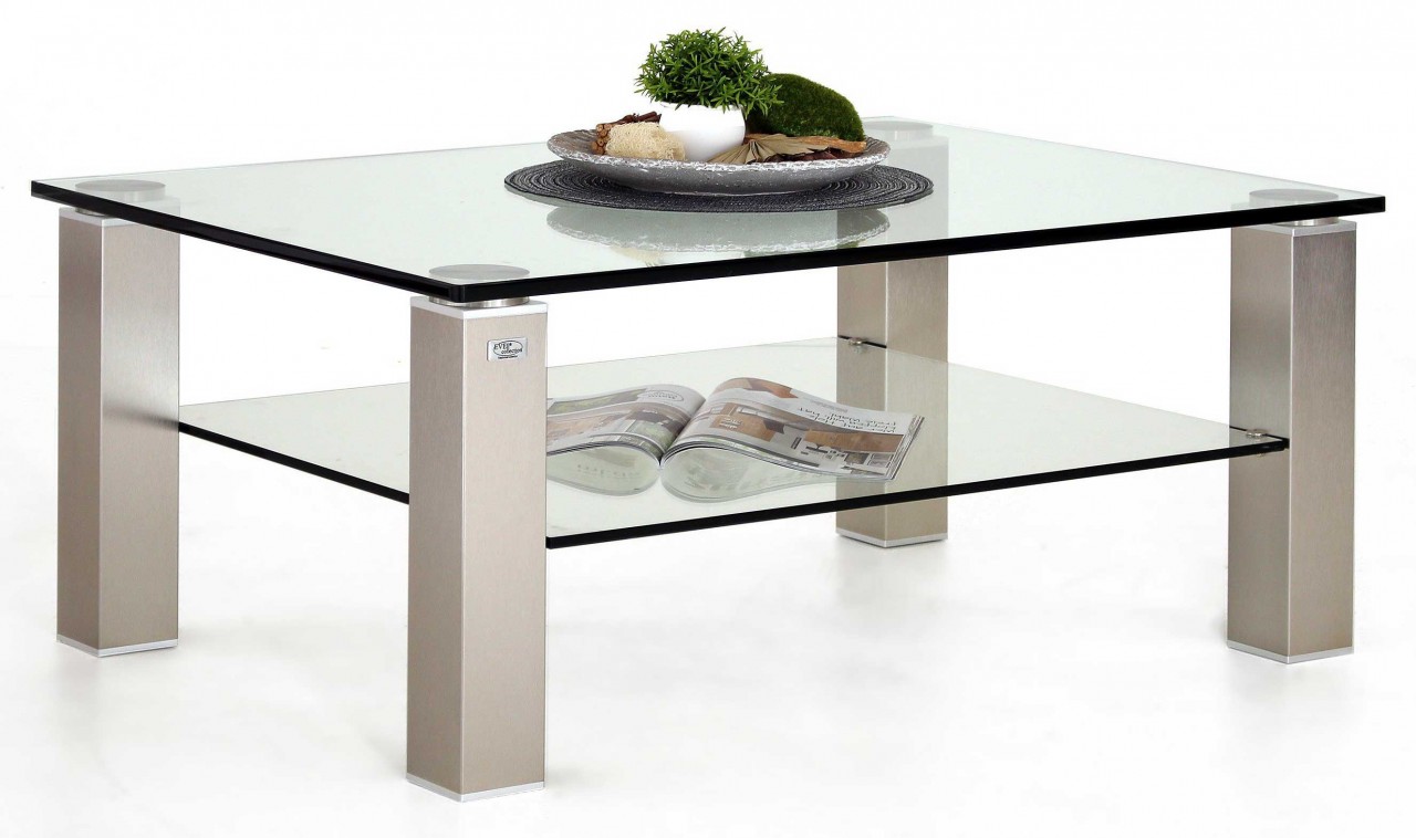 Rimini Couchtisch Glas