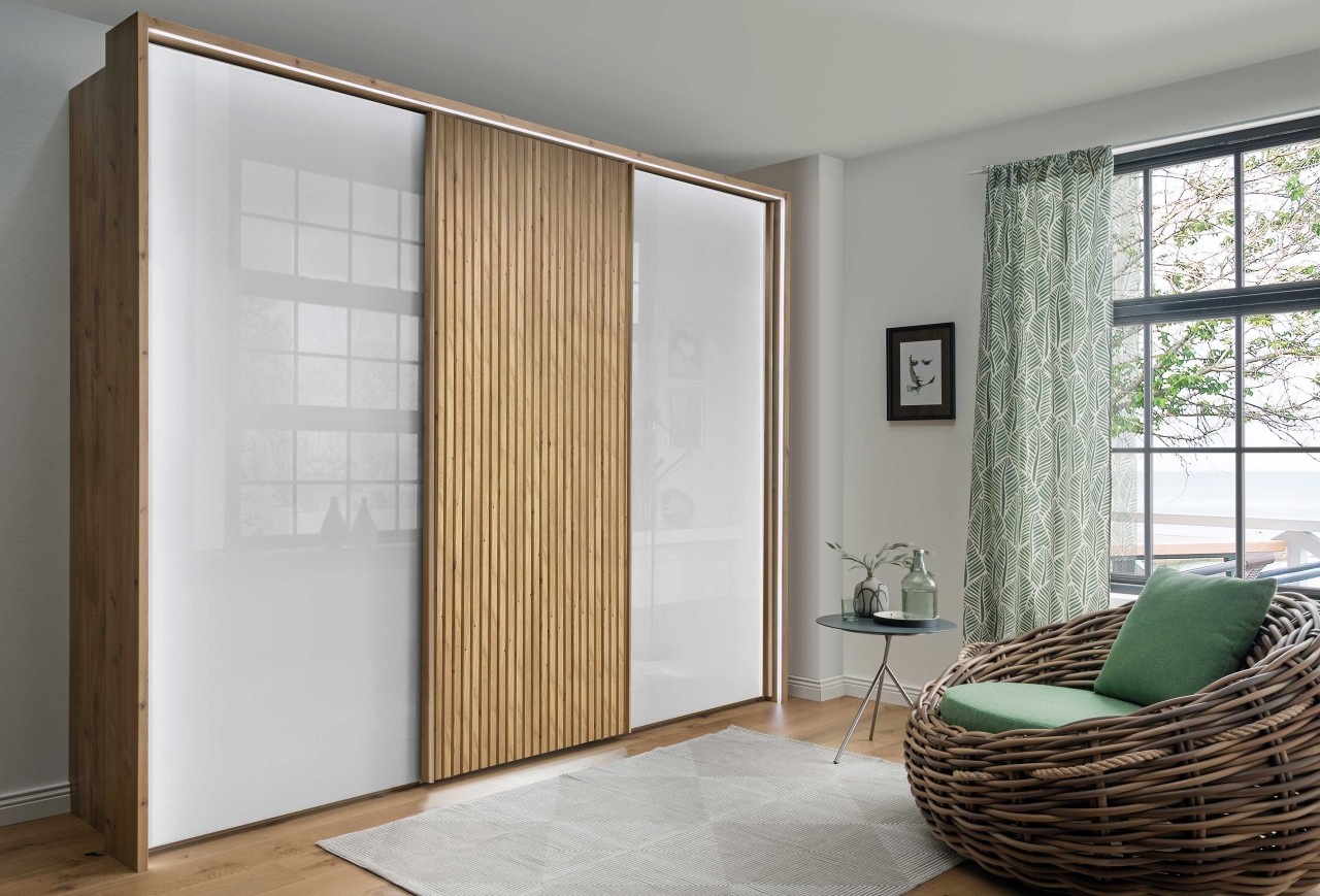 Denver Schwebetürschrank Glas