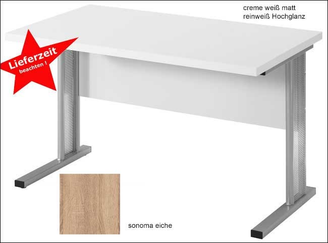 Schreibtisch weiß 120 cm