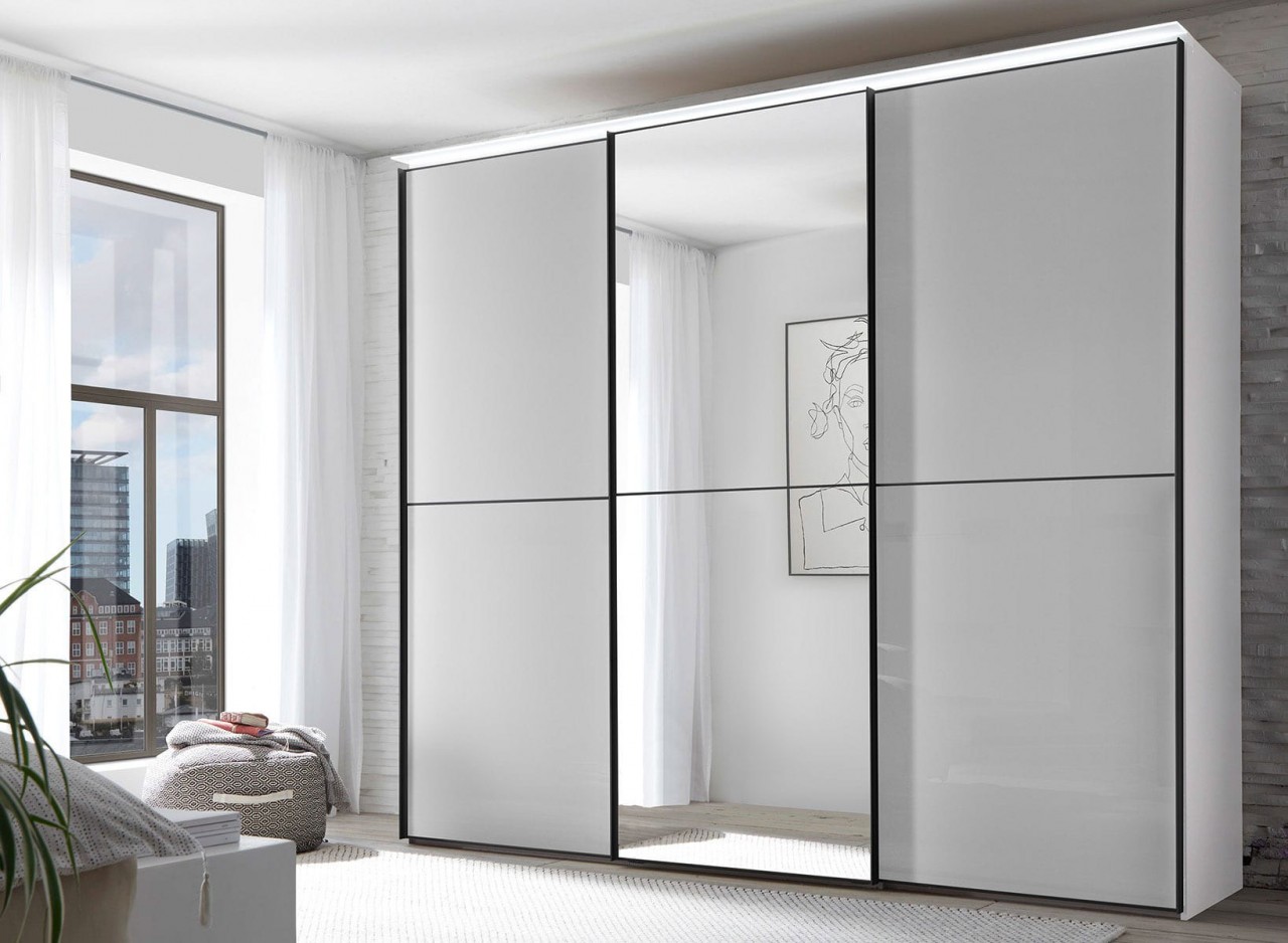 Satino Linea Schrank mit Spiegel