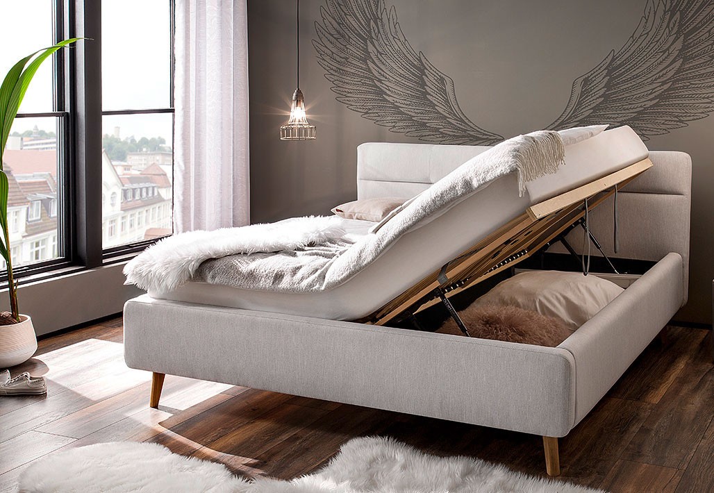 Lotte Polsterbett mit Bettkasten