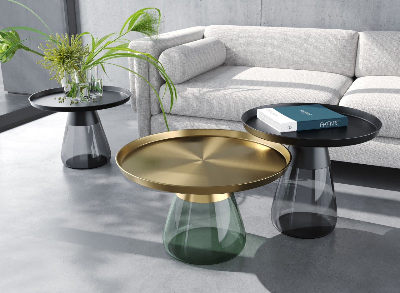 Drop Beistelltisch Wohnzimmer modern