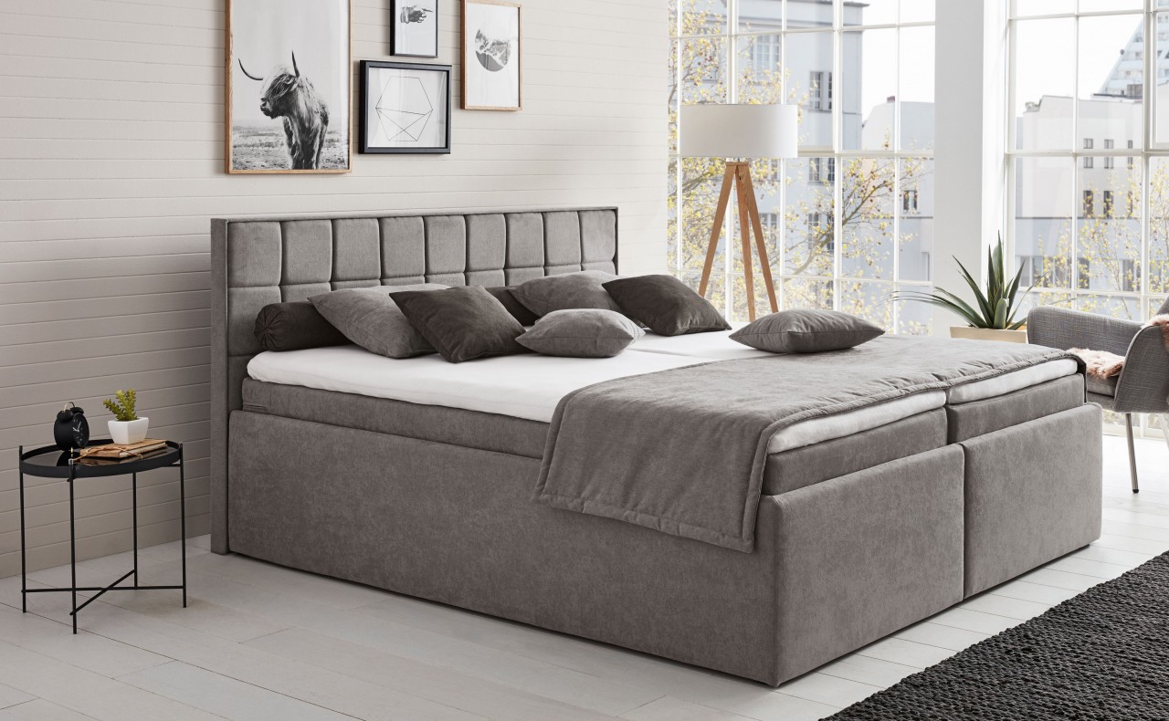 Leona Polsterbett 120x200 cm mit Bettkasten