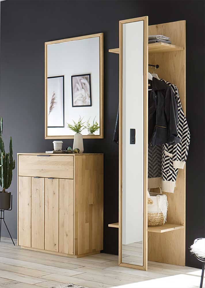 Lissabon Garderobe wildeiche massiv