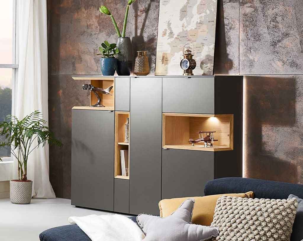 Andiamo Home Highboard Wohnzimmer