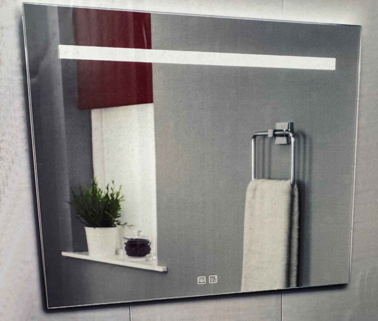 Badspiegel mit Beleuchtung