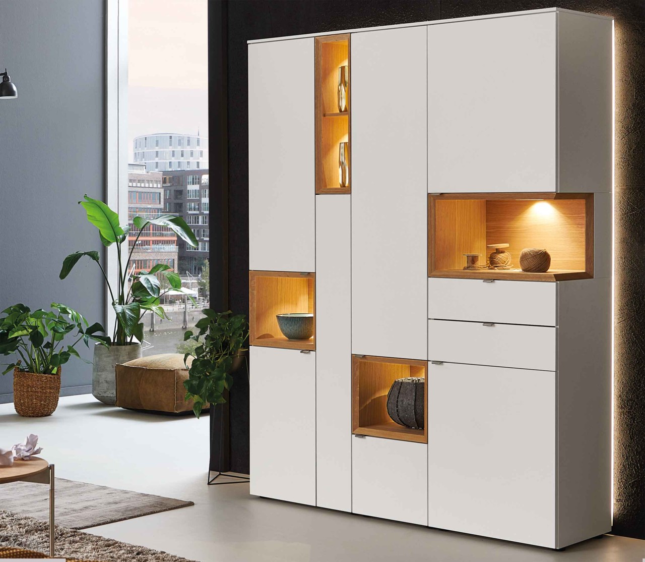 Andiamo Home Wandschrank Wohnzimmer