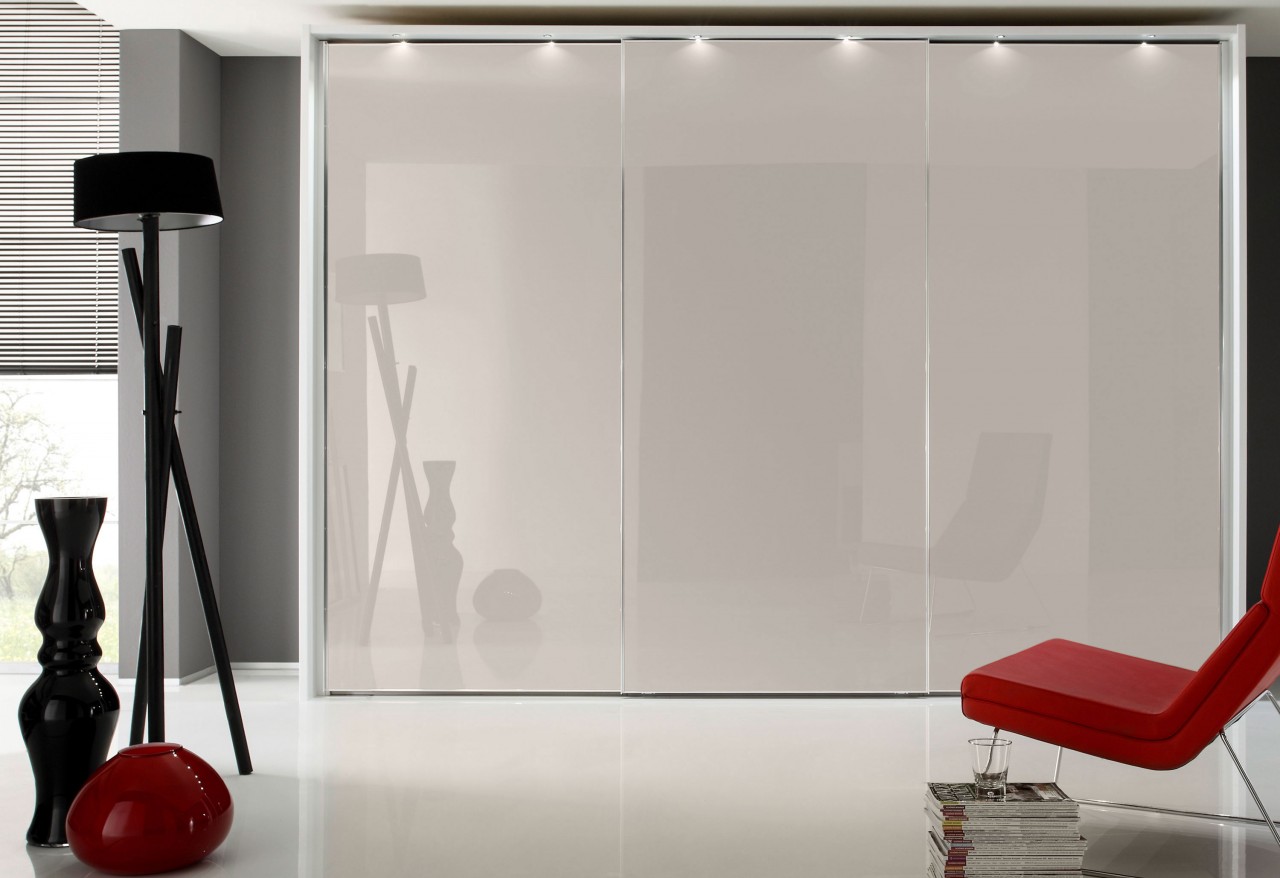 Sonate Rom Kleiderschrank mit Glastüren B373 cm