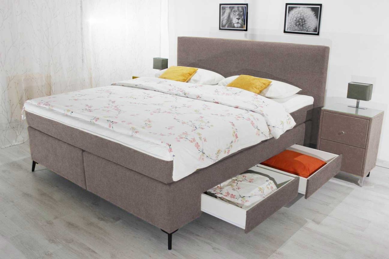 Jason Boxspringbett 140x200 mit Stauraum