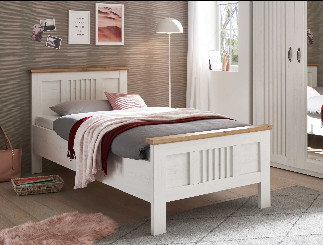 Trient Bett Landhausstil 100x200