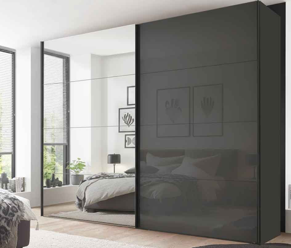 Paros Kleiderschrank mit Glastüren